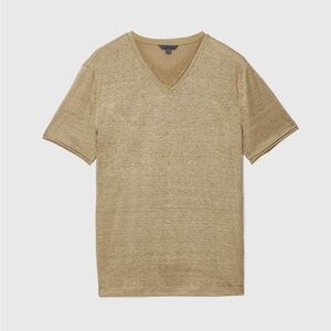 John Varvatos Beige WOOSTER V-NECK